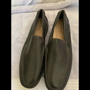 Bass Black Tunis leather loafers brand new
